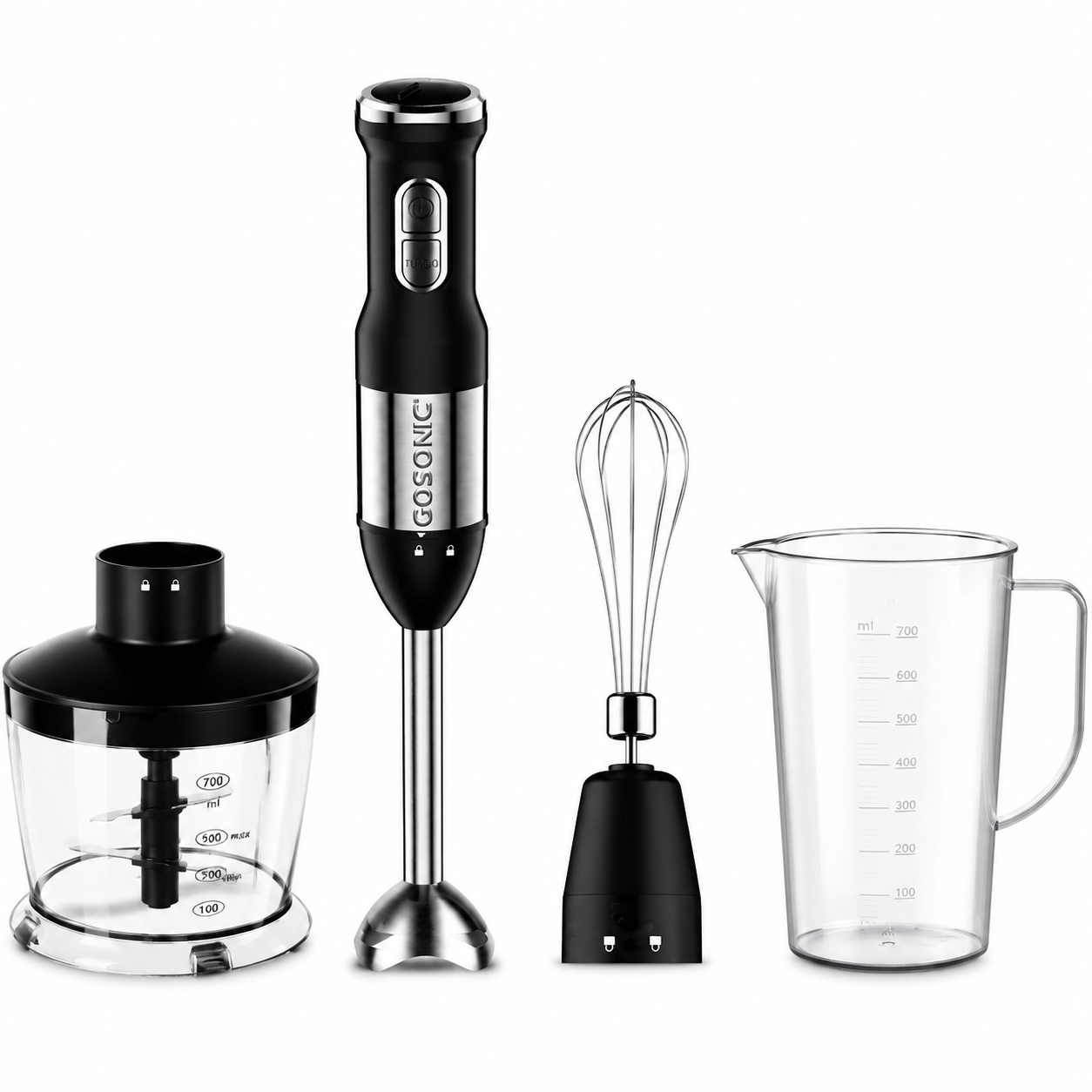 گوشت‌کوب برقی سه‌کاره گوسونیک مدل GSB-843